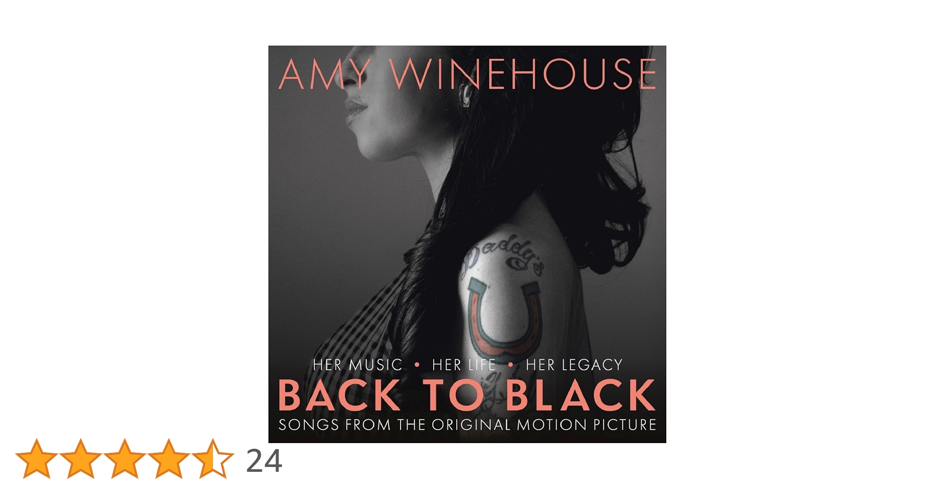 Amazon.co.jp: Back to Black: Songs from the Original Motion